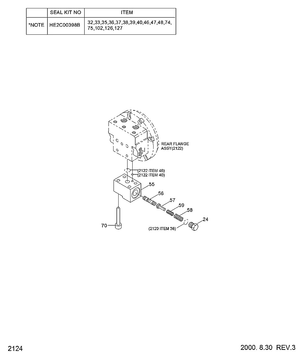 150F2061-01 Escavadeira de esteiras Hyundai R55-3