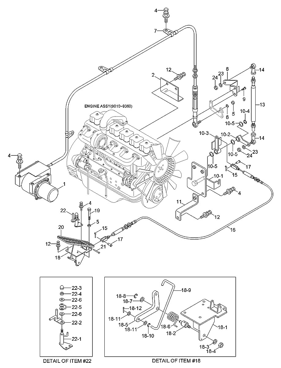 11N8-66100 Escavadeira de esteiras Hyundai R370LC-7