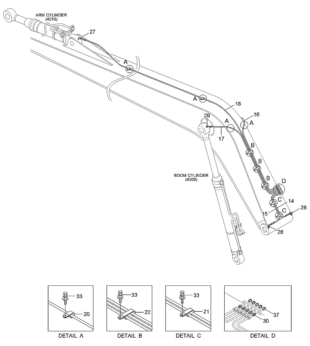 P840-042019 Escavadeira de esteiras Hyundai RD220LC-9