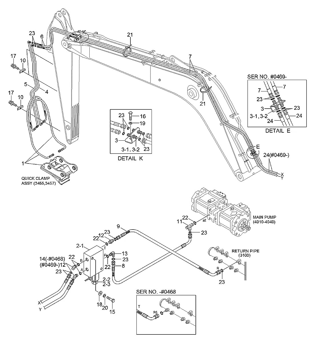 P603-047039 Escavadeira de esteiras Hyundai R210NLC-7