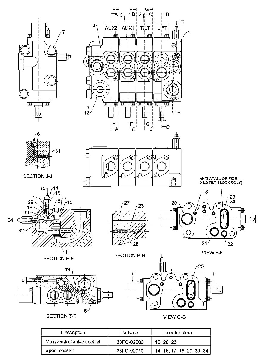 33FG-02020 Empilhadeira Hyundai HLF30-5