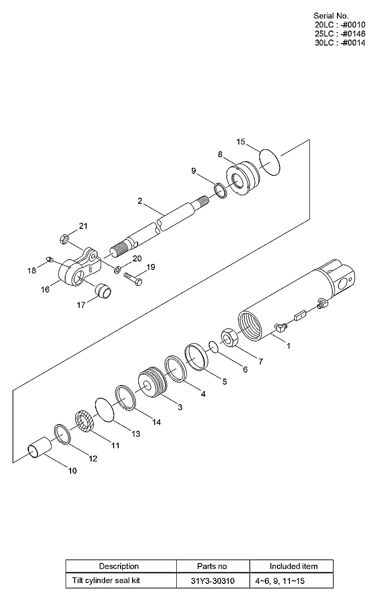 XKCD-00158 Empilhadeira Hyundai 20-25-30LC-7