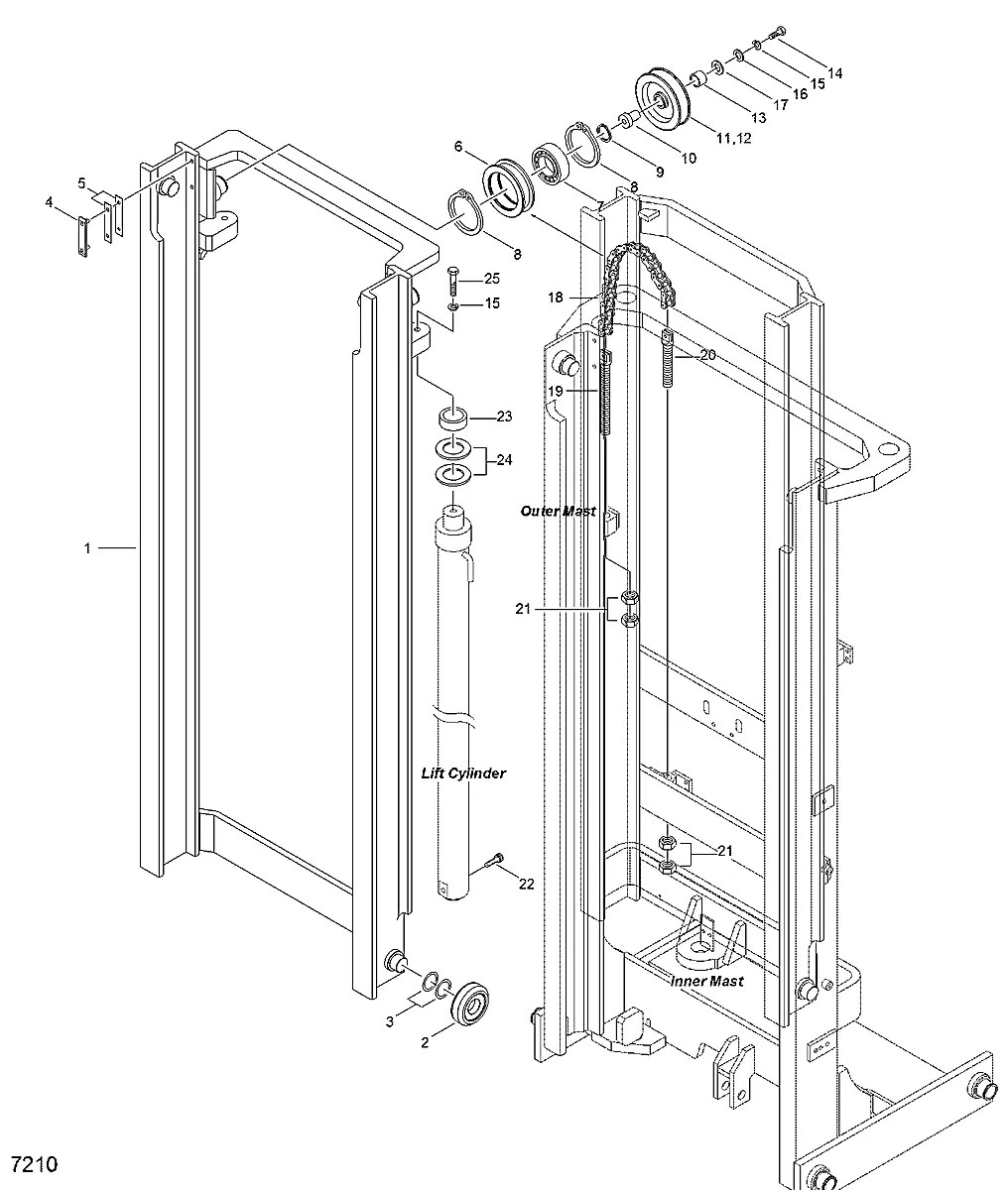 5673094800-01 Empilhadeira Hyundai HBR15-II