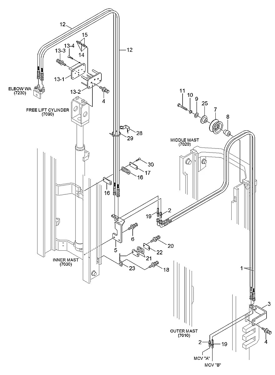 X970-044072 Empilhadeira Hyundai 15-18-20-23BRP-9