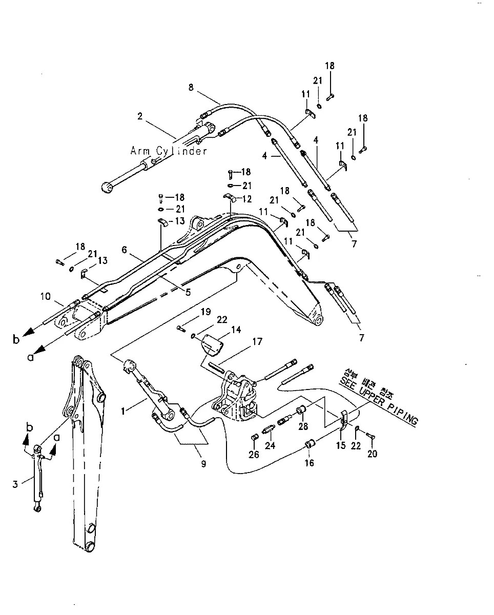 P601-085017 Escavadeira de rodas Hyundai R500W