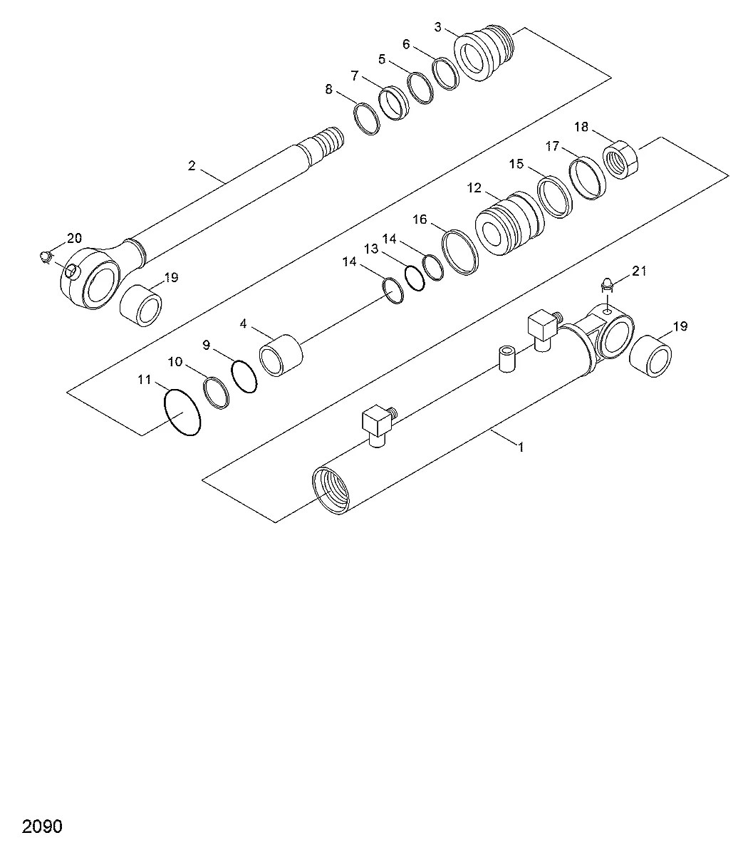 35D2-10700 Trator de esteira Hyundai H80-LGP