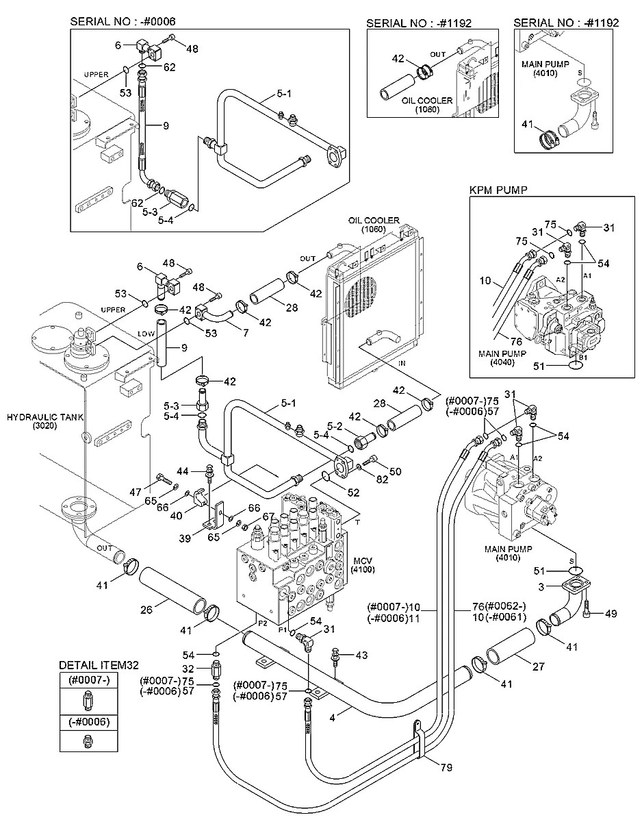 P760-052020 Escavadeira de esteiras Hyundai R80-7