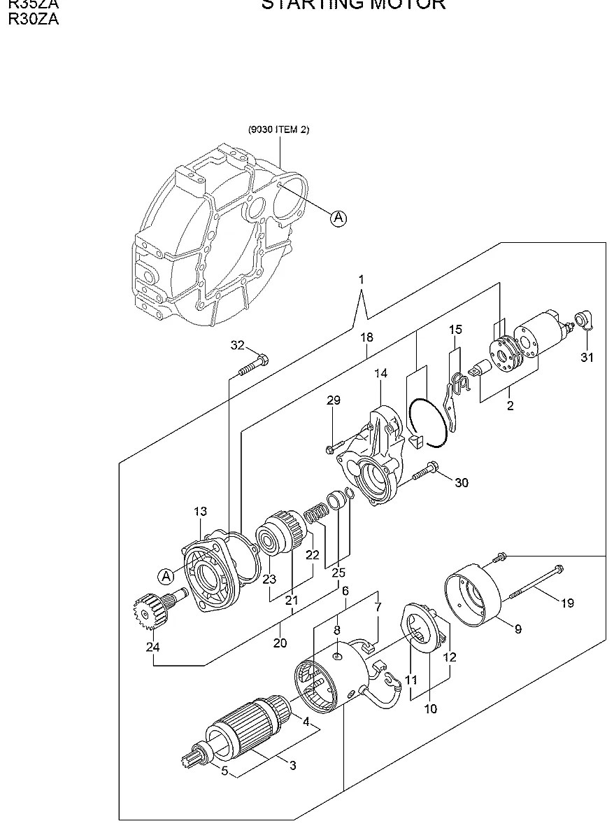 129900-77400 Escavadeira de esteiras Hyundai R35Z-9A