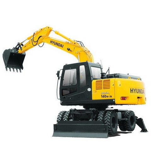 XKBP-00205 Escavadeira de rodas Hyundai R140W-7A