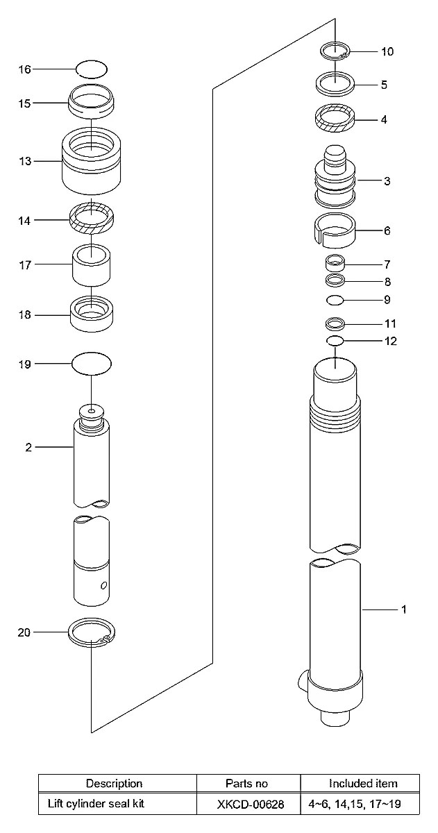 H70176100 Empilhadeira Hyundai 33D-7