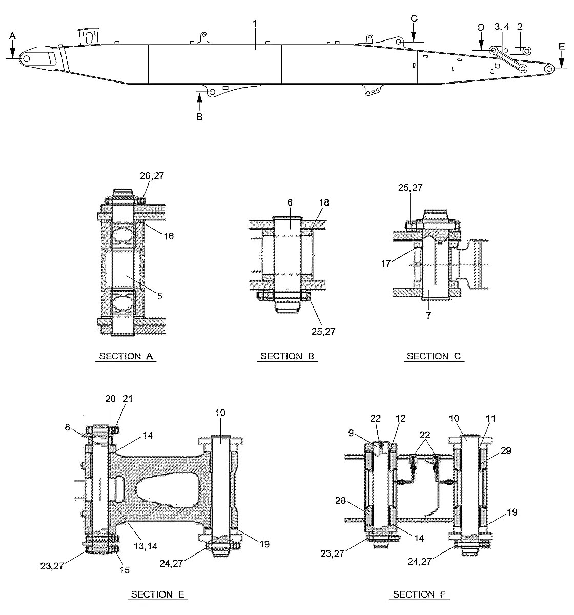 XKDA-00312 Escavadeira de esteiras Hyundai R520LC-9