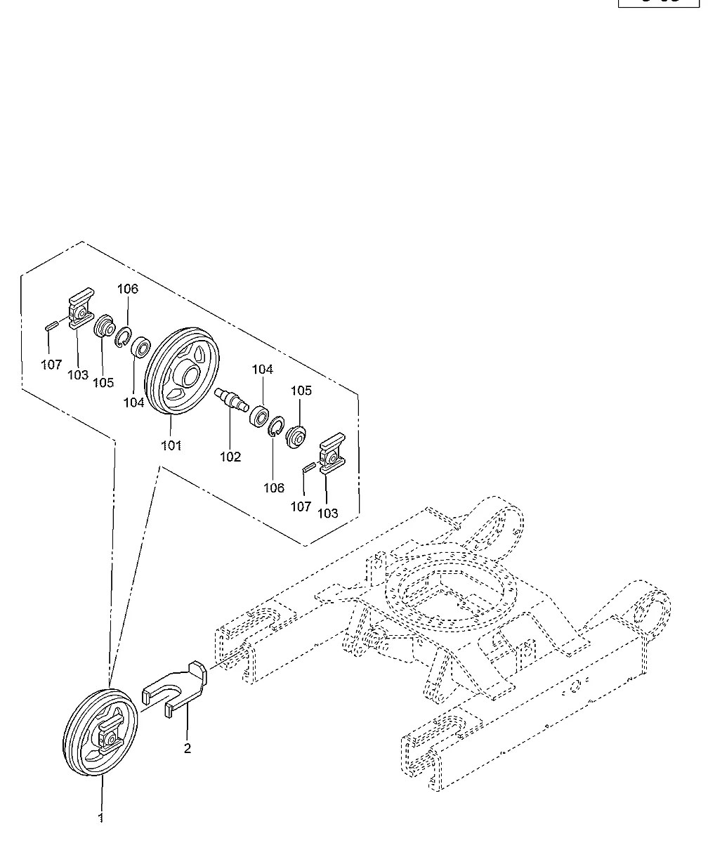 XJDH-00307 Escavadeira de esteiras Hyundai R36N-7