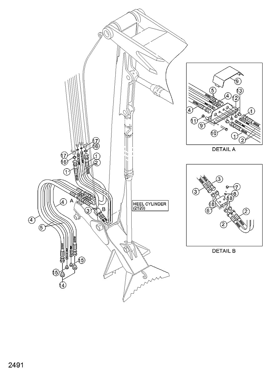 P16-0366 Equipamento florestal Hyundai R290RB-3
