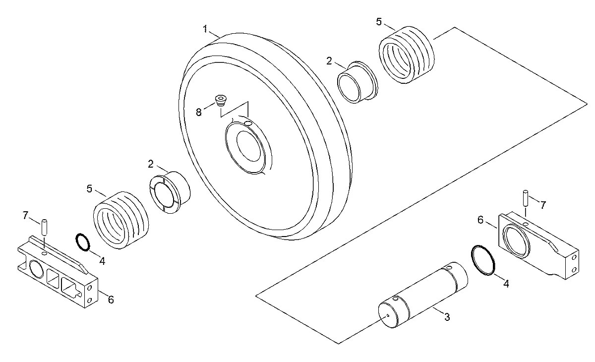S632-080001 Escavadeira de esteiras Hyundai R450LC-3