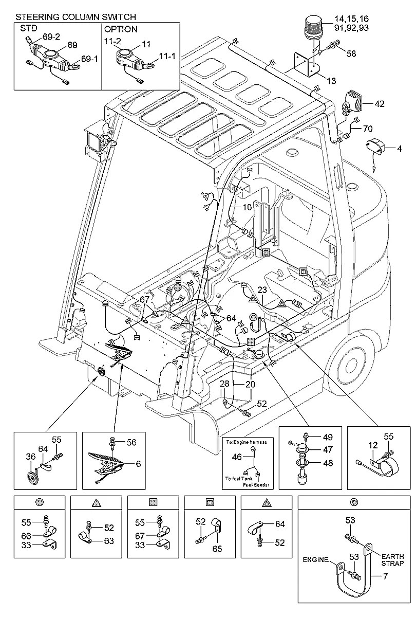 21HF-40030 Empilhadeira Hyundai 30GC-7S