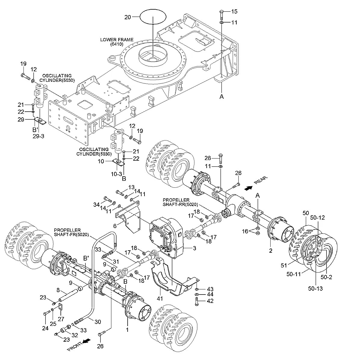 81Q5-40022 Escavadeira de rodas Hyundai R160W-9A