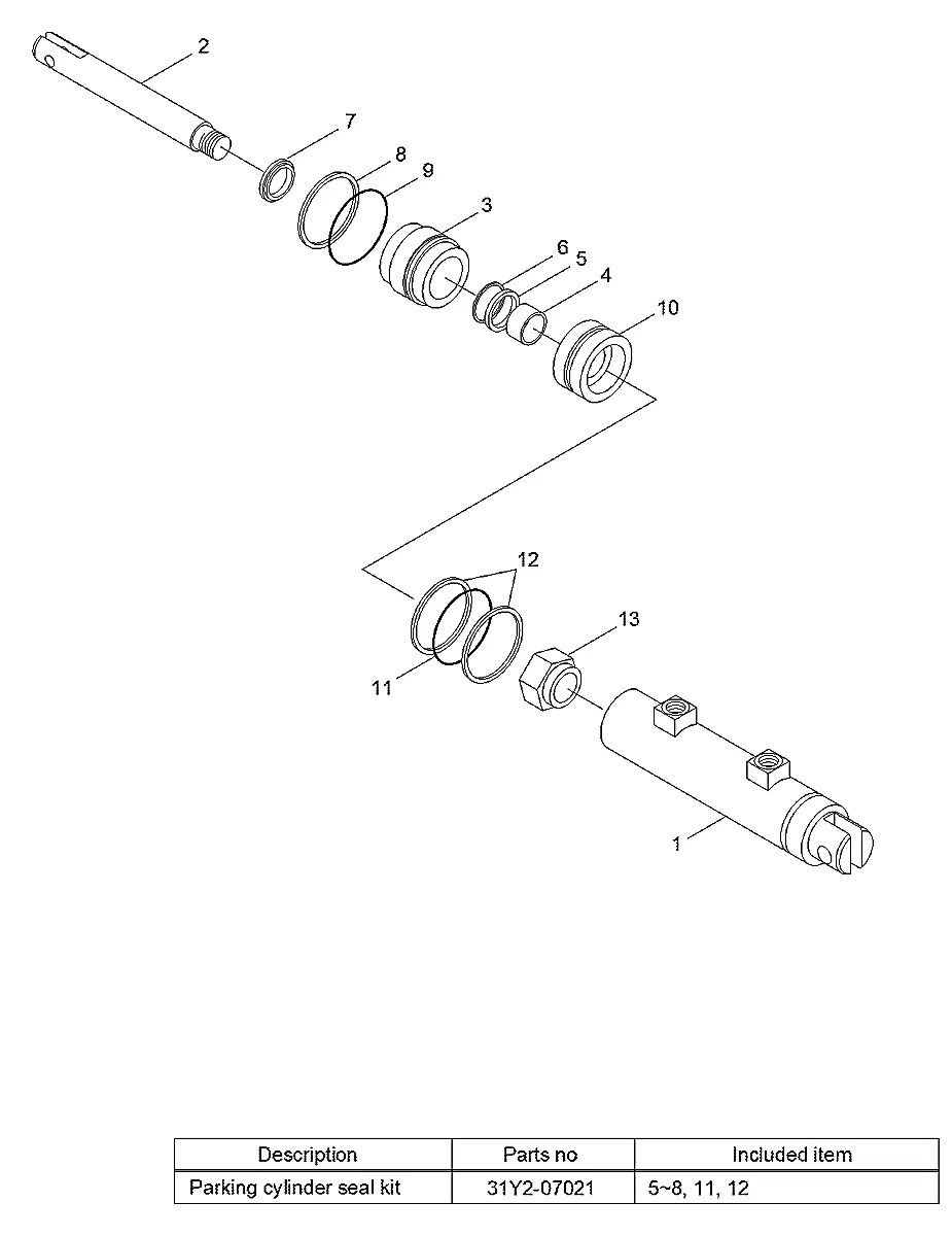Y120-020011 Mini carregadeira Hyundai HSL650-7