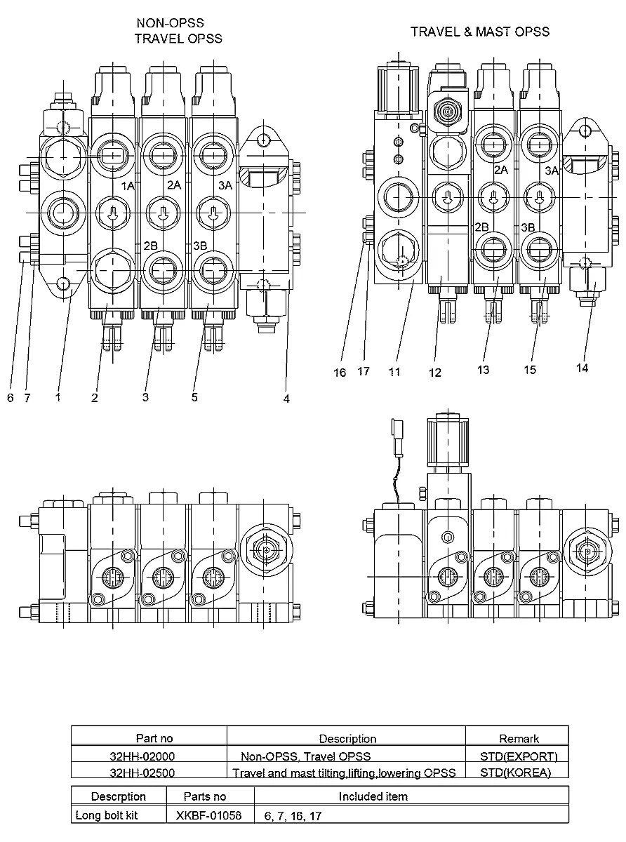 32HH-02000 Empilhadeira Hyundai 15-18-20L-7M