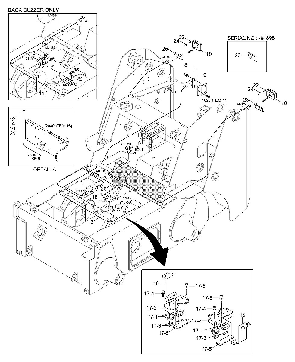 21S8-00751 Mini carregadeira Hyundai HSL850-7A