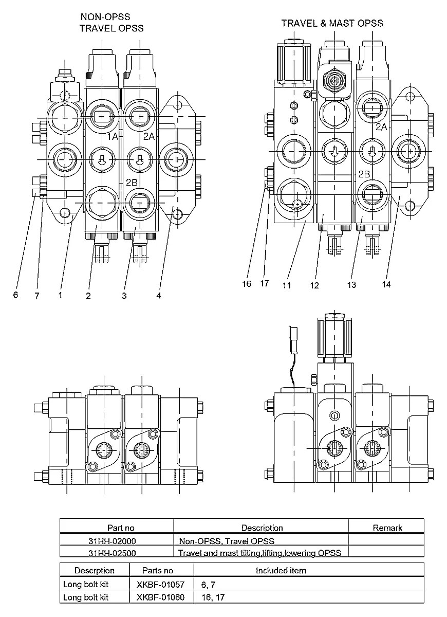 31HH-02500 Empilhadeira Hyundai 15-18-20L-7M