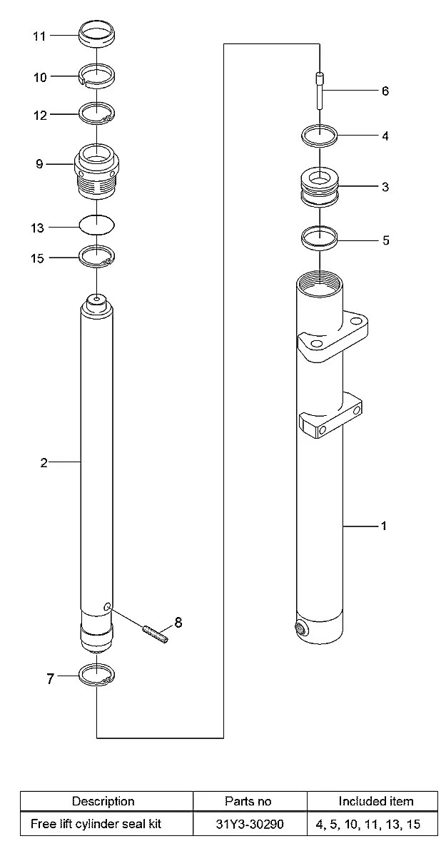 XKCD-02613 Empilhadeira Hyundai 25-30-33LF-7