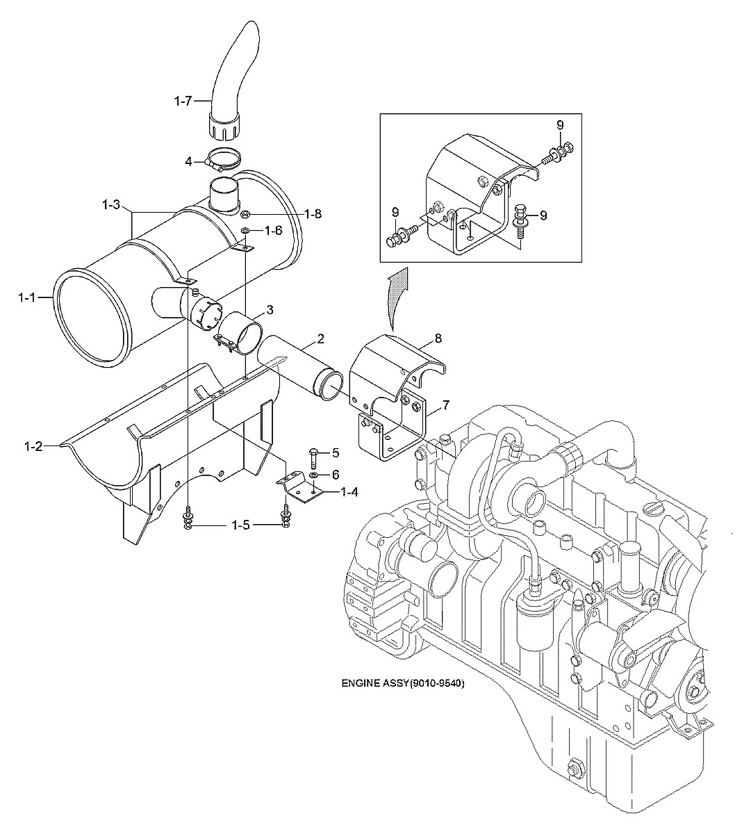 11N6-30020 Escavadeira de esteiras Hyundai R210LC-7