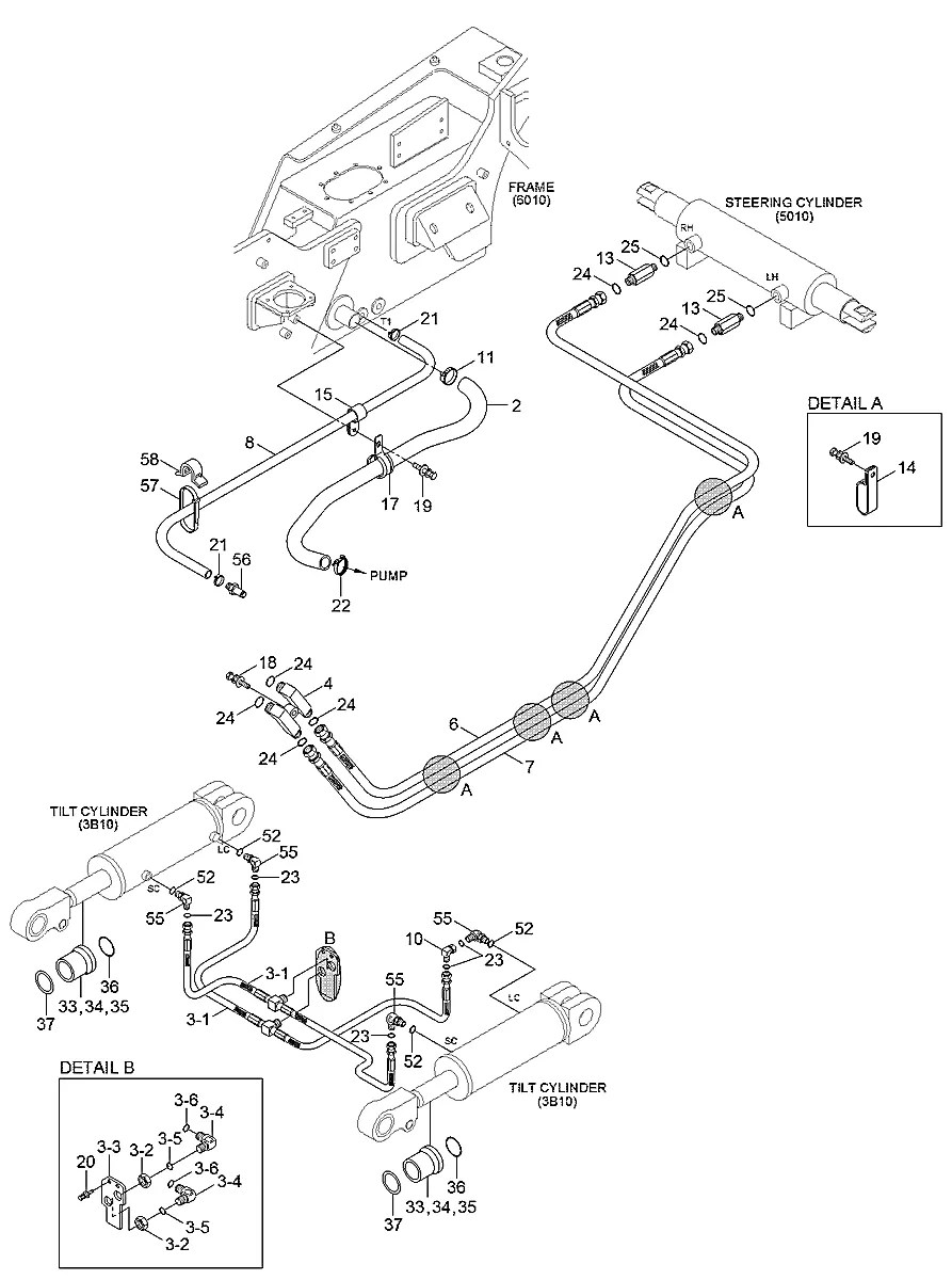 33HM-70080 Empilhadeira Hyundai 15-18-20D-9S