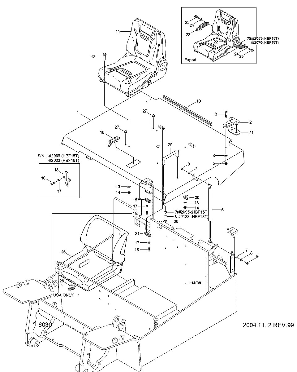 207508016 Empilhadeira Hyundai HBF15-18T