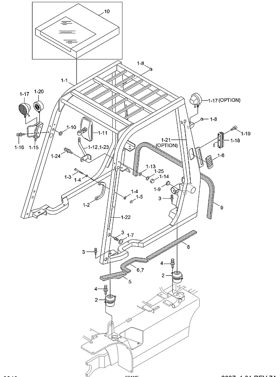 F13800140 Empilhadeira Hyundai HLF20-25-30-5