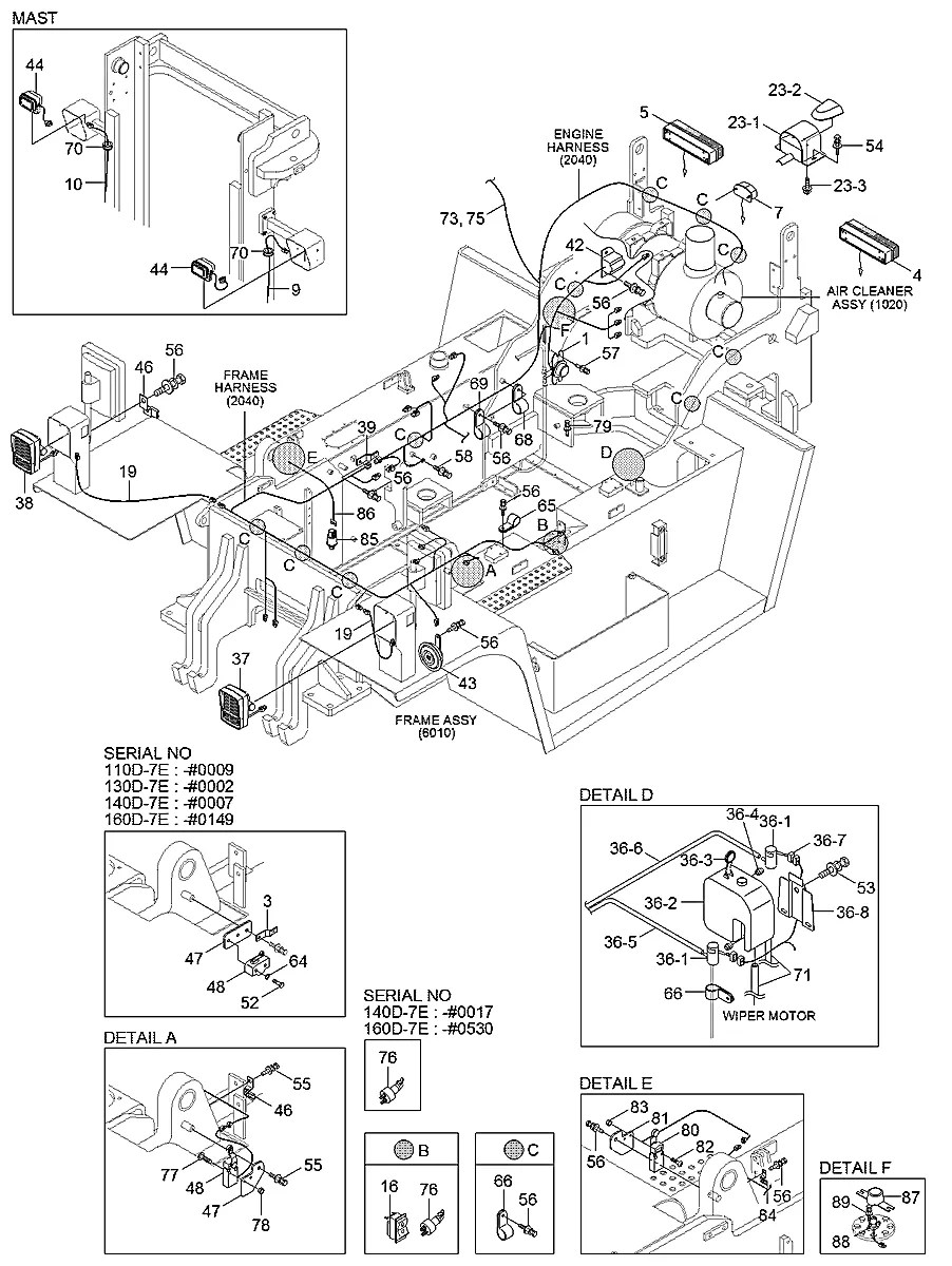 24L3-30631 Empilhadeira Hyundai 130D-7E