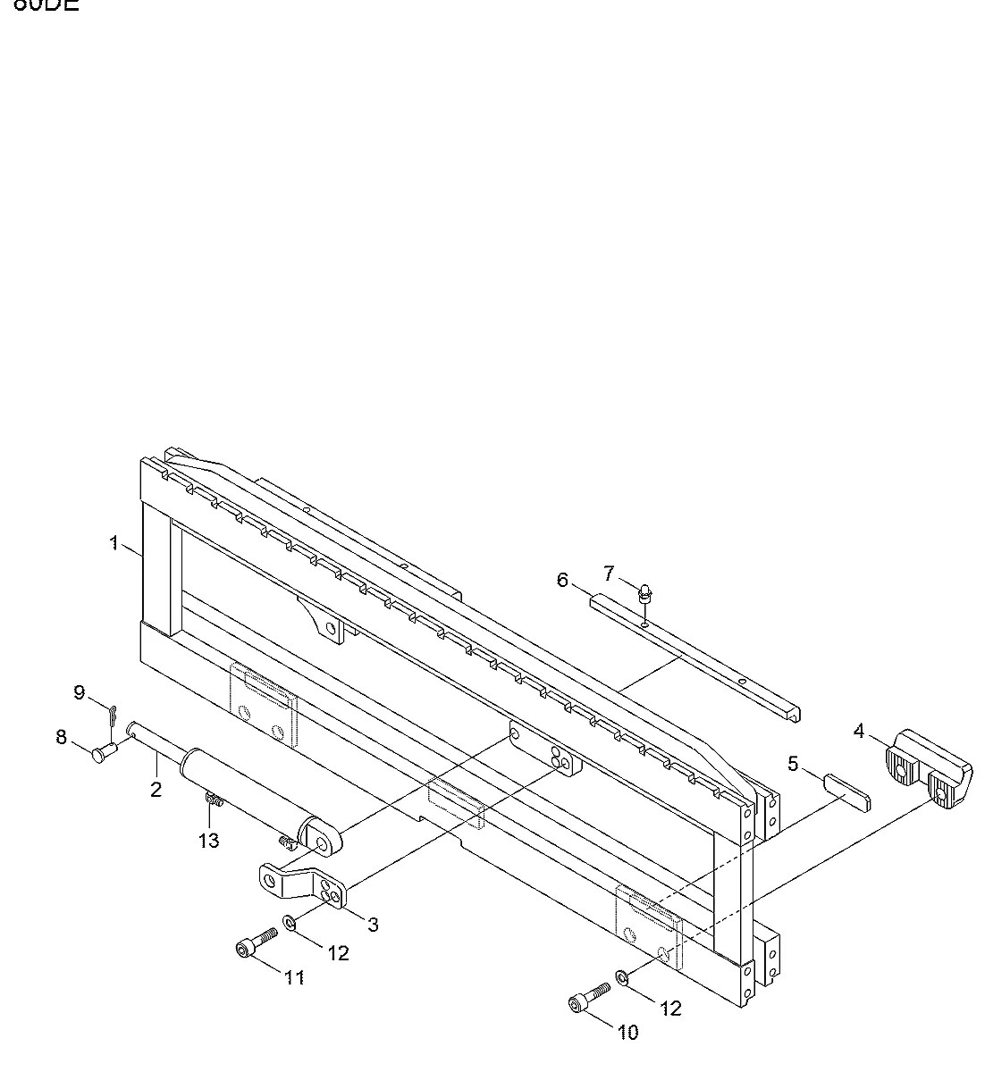 SS-1990D4-0110P Empilhadeira Hyundai 80D-7E ACE