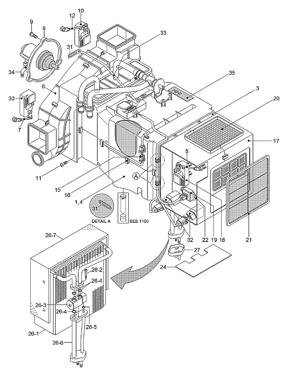 AM75001000-2 Escavadeira de esteiras Hyundai R360LC-7