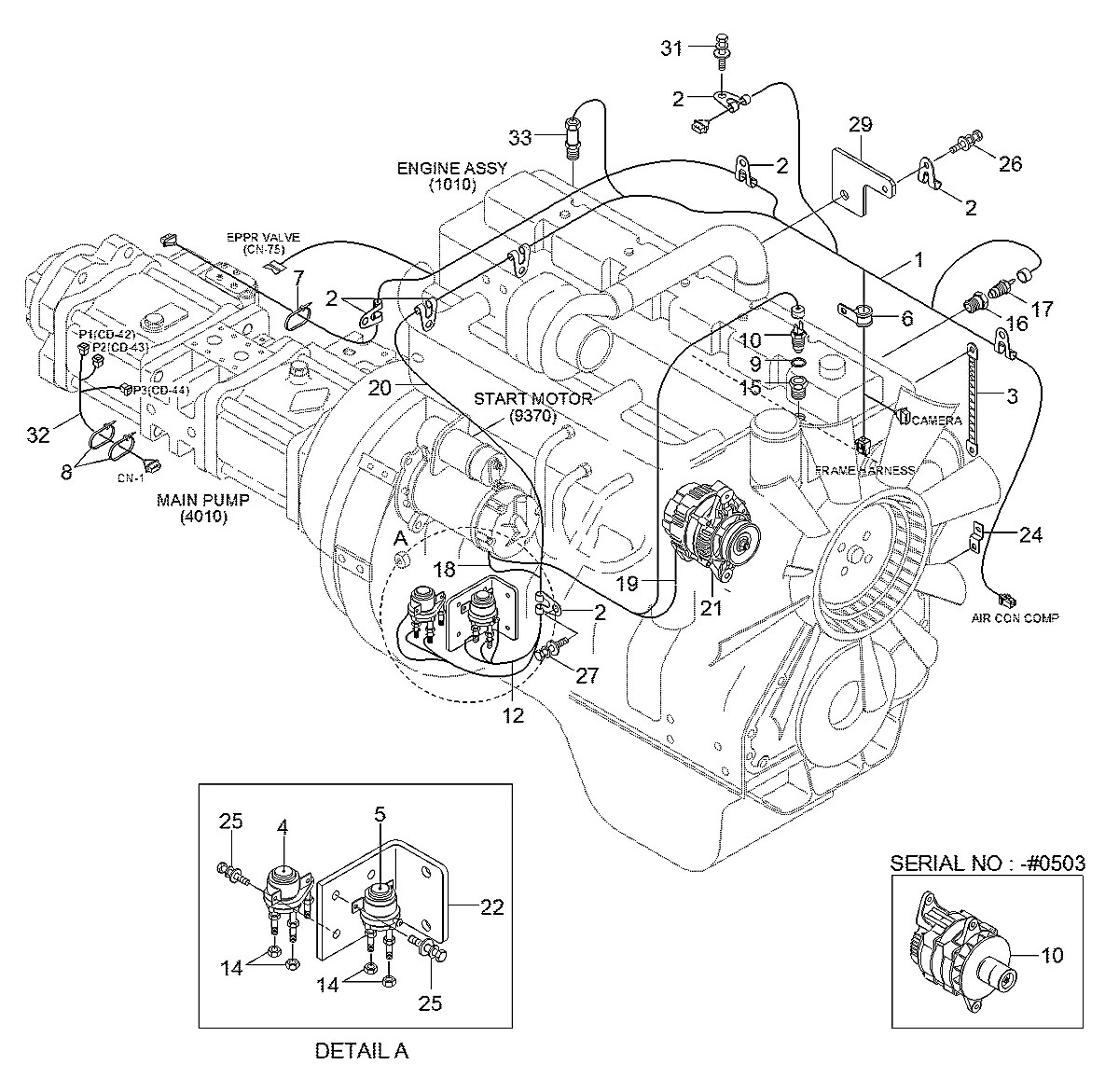 21N4-01580 Escavadeira de esteiras Hyundai R140LC-9S