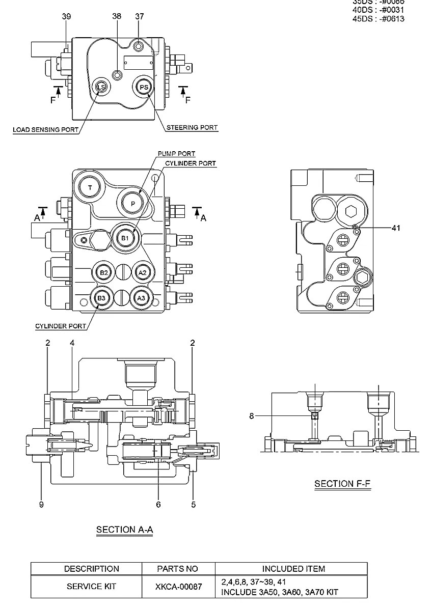 XKCA-00087 Empilhadeira Hyundai 35-40-45DS-7