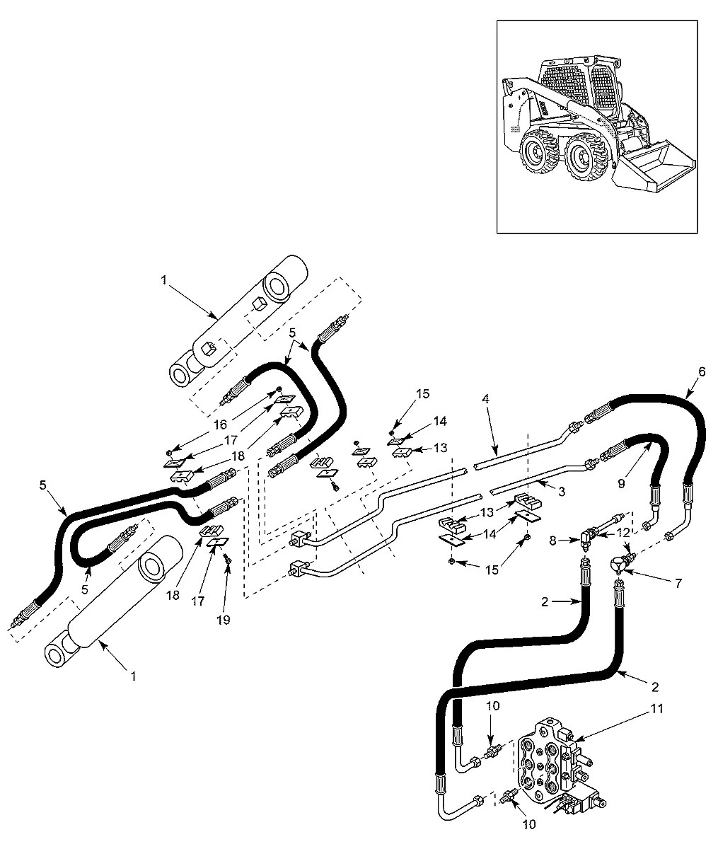 YCAC-02553 Mini carregadeira Hyundai HSL960T