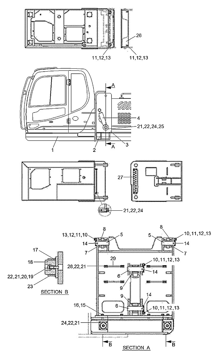 XKDA-00451 Escavadeira de esteiras Hyundai R520LC-9