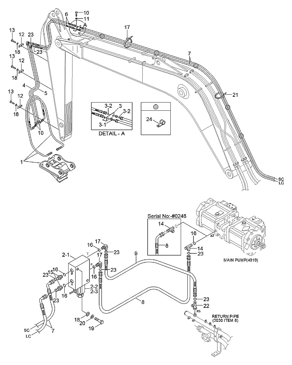 P913-047034 Escavadeira de esteiras Hyundai RD110-7