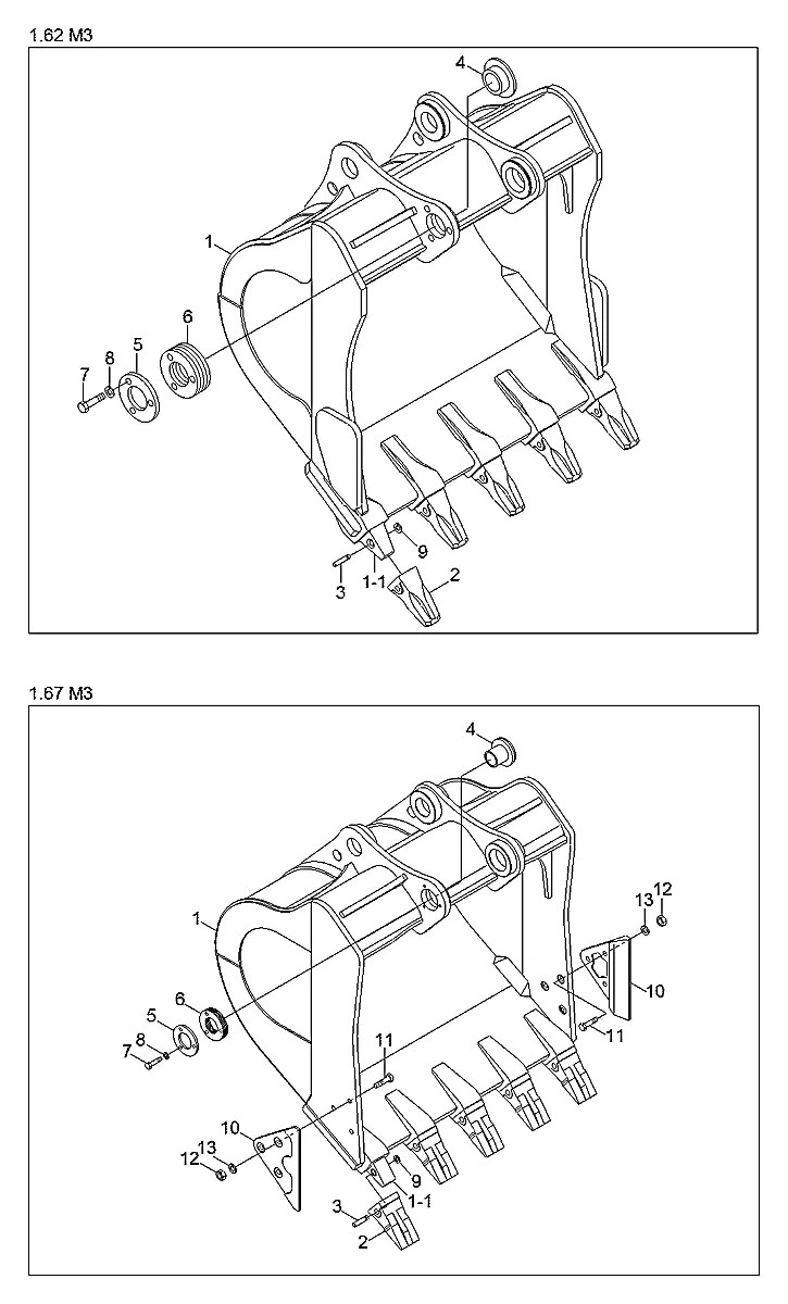 S205-30100B Escavadeira de esteiras Hyundai R390LC-9