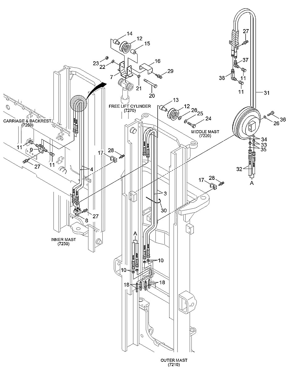 P910-064025 Empilhadeira Hyundai 35-40-45L-7
