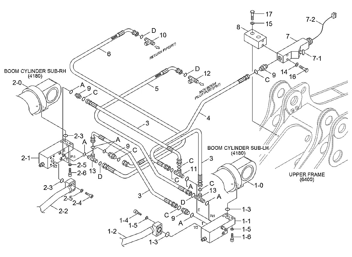 XKCD-01841 Escavadeira de esteiras Hyundai R800-7A