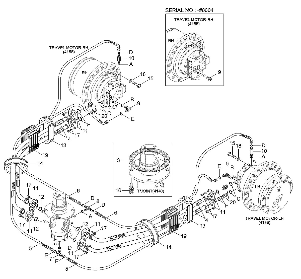 P980-167342DS Escavadeira de esteiras Hyundai R210NLC-9