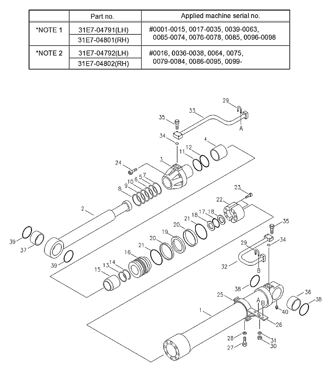 Y171-024004 Escavadeira de esteiras Hyundai R450LC-3