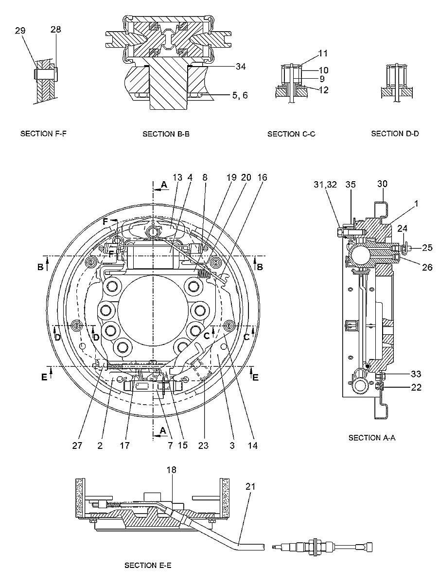 BD566-002-01 Empilhadeira Hyundai HDF35A-II