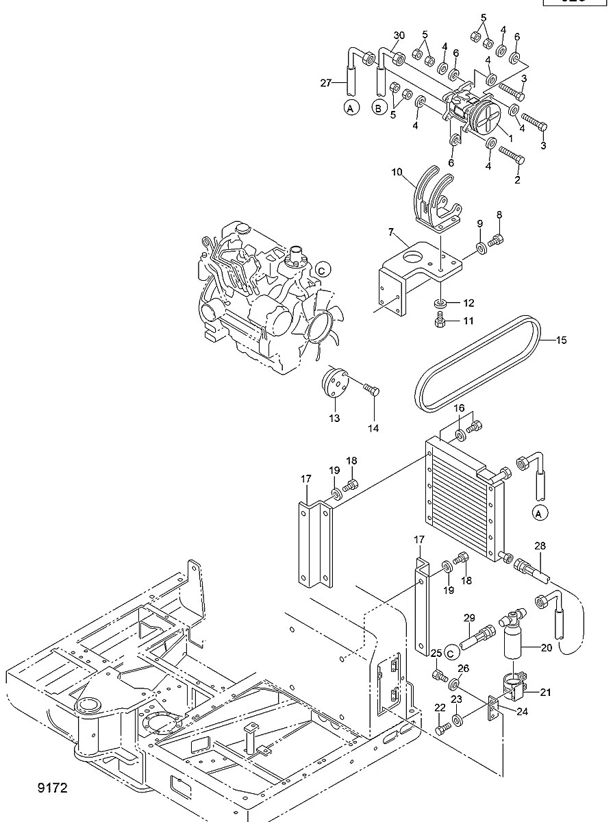 XJDH-00062 Escavadeira de esteiras Hyundai R75-7