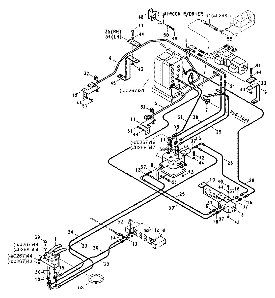 P610-126010 Escavadeira de rodas Hyundai R200W
