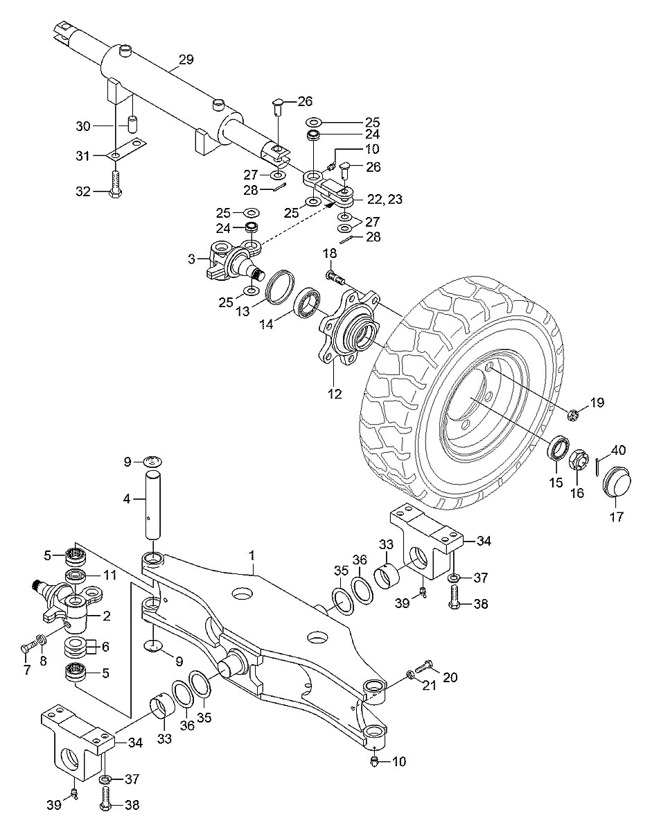 81FE-50020 Empilhadeira Hyundai HDF45-III