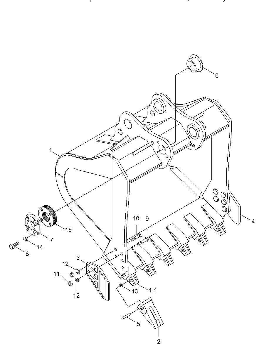 64QB-30701BG Escavadeira de esteiras Hyundai R500LC-7