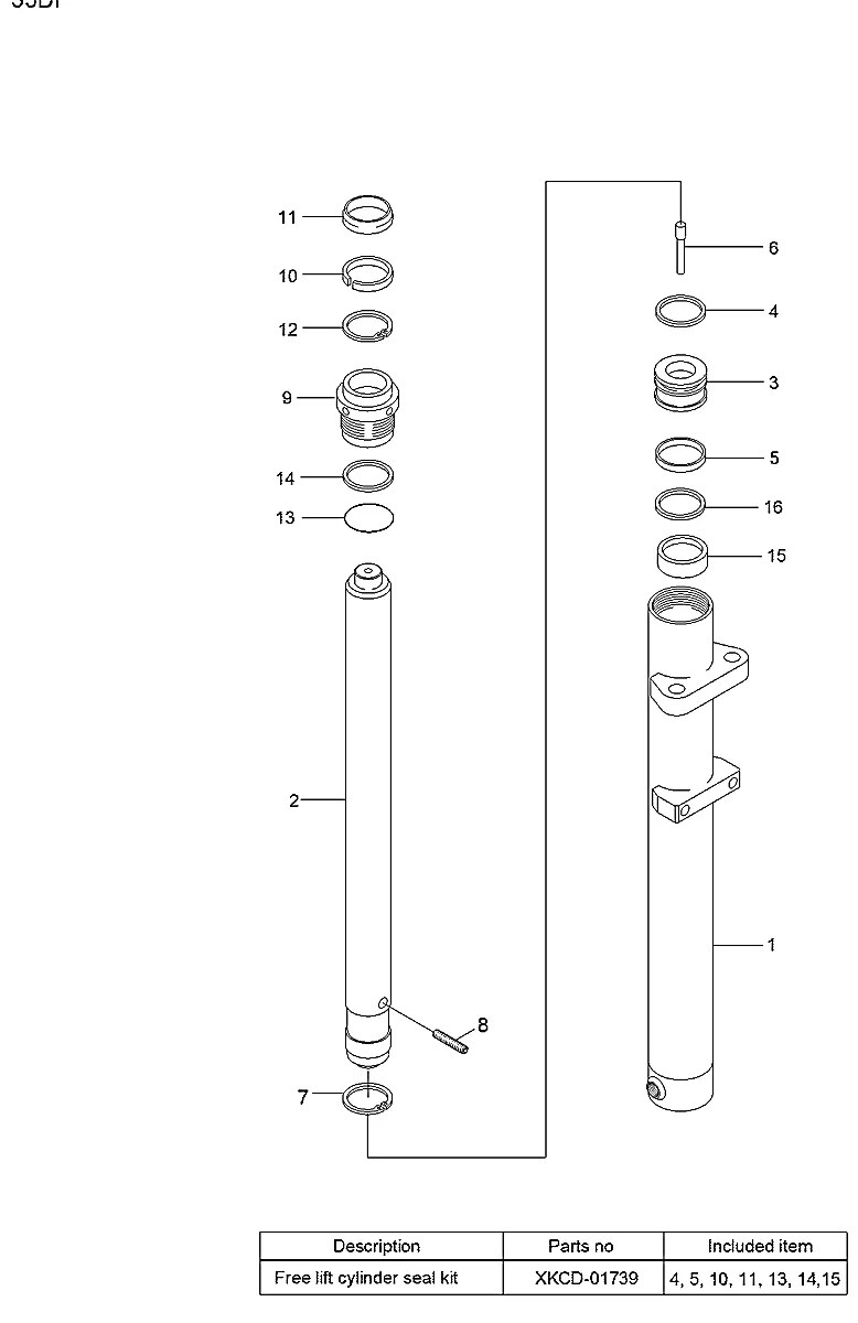 XKCD-02202 Empilhadeira Hyundai 35DF-7