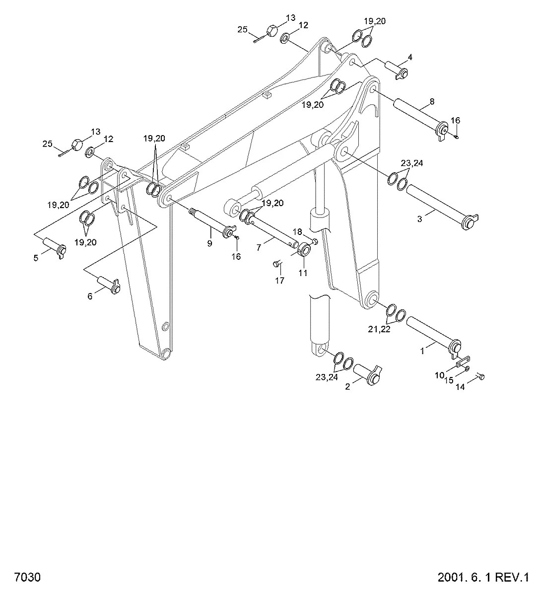 S391-060115 Escavadeira de rodas Hyundai R95W-3