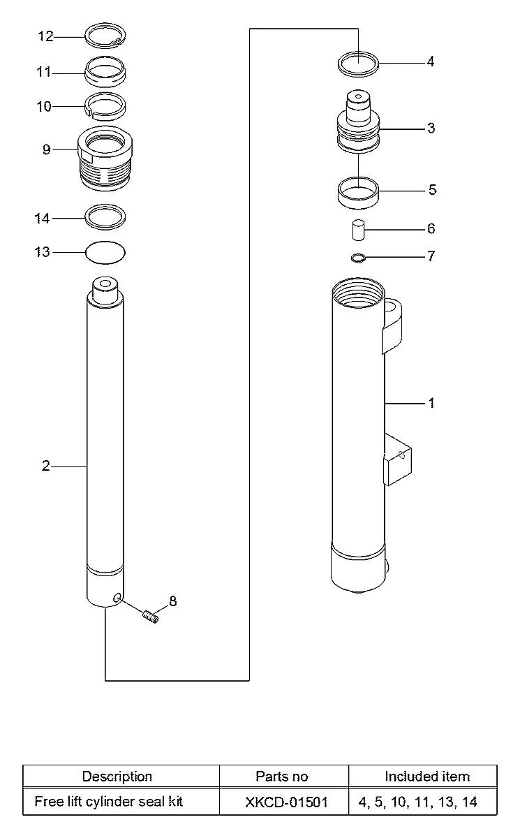 XKCD-01507 Empilhadeira Hyundai 25-30-33LF-7